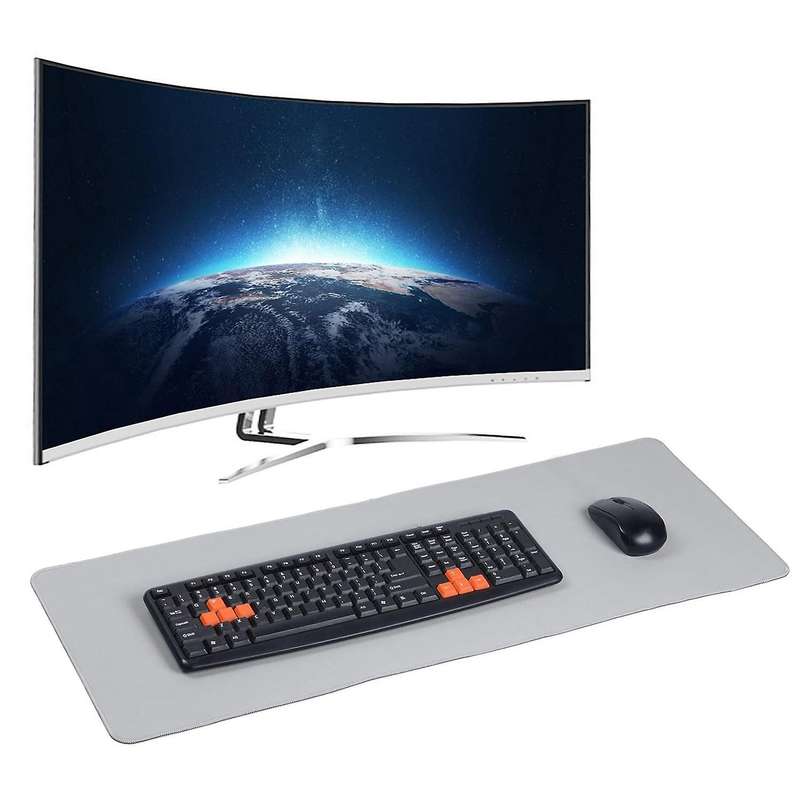 Extended Rubber Gaming Mouse Pad, for Work, Study-white Seam
