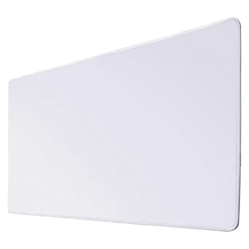 Extended Rubber Gaming Mouse Pad, for Work, Study-white Seam