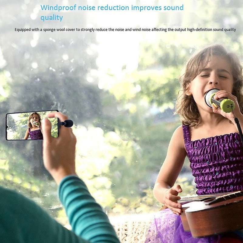 Ledistar Condenser Mic Active Noise Reduction Mic for Iphone 6/11/12