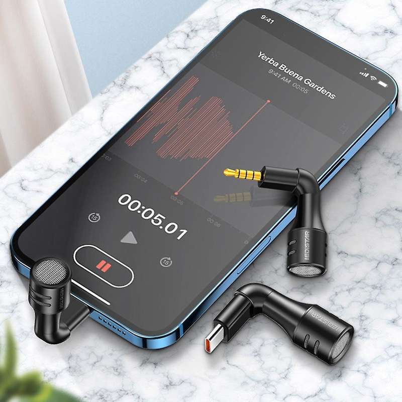 Ledistar Condenser Mic Active Noise Reduction Mic for Iphone 6/11/12