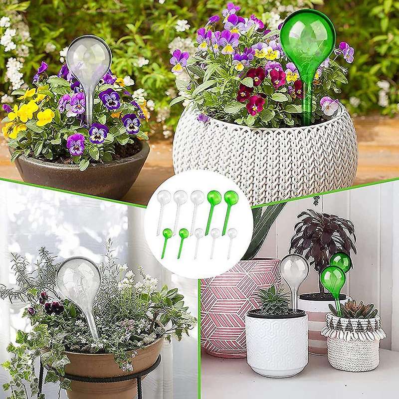 10 Pcs Plastic Automatic Watering Globes,watering Balls for Indoor,b