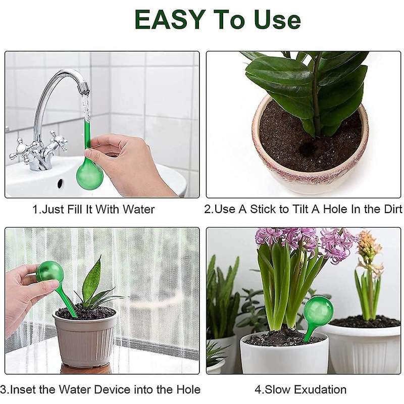 10 Pcs Plastic Automatic Watering Globes,watering Balls for Indoor,b