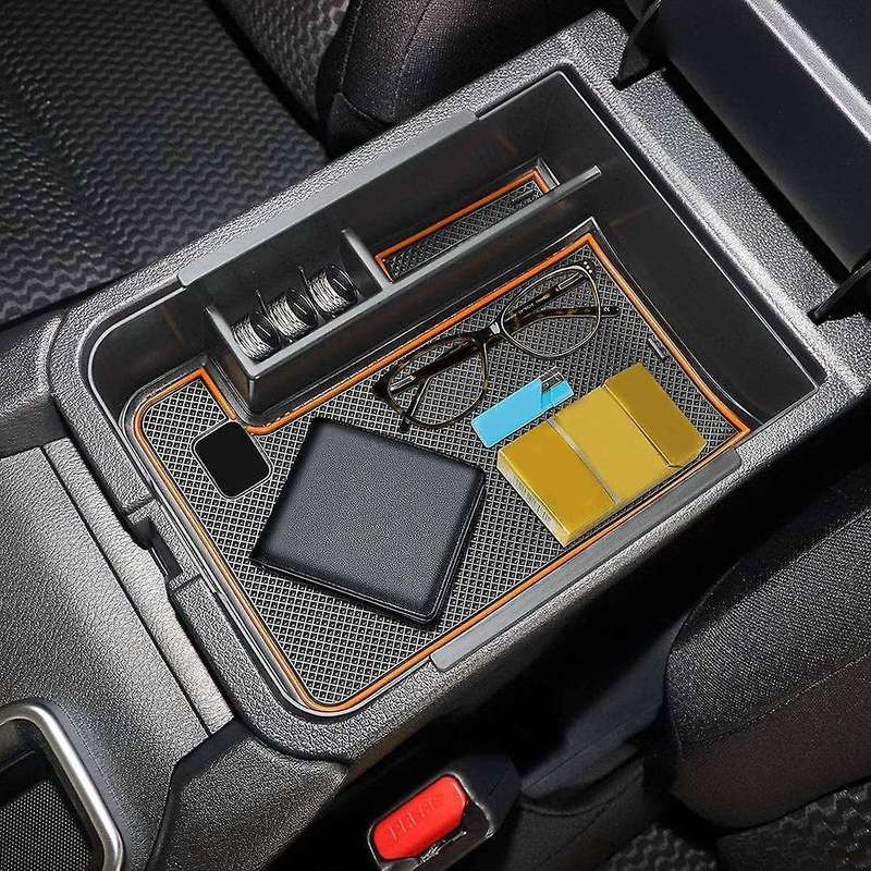 Car Central Console Armrest Box for Nissan Sentra 2020-2022 Orange