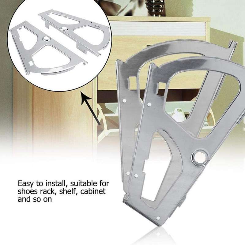 Stainless Steel Hinge Shoes Drawer Cabinet Accessories (1 Layer)