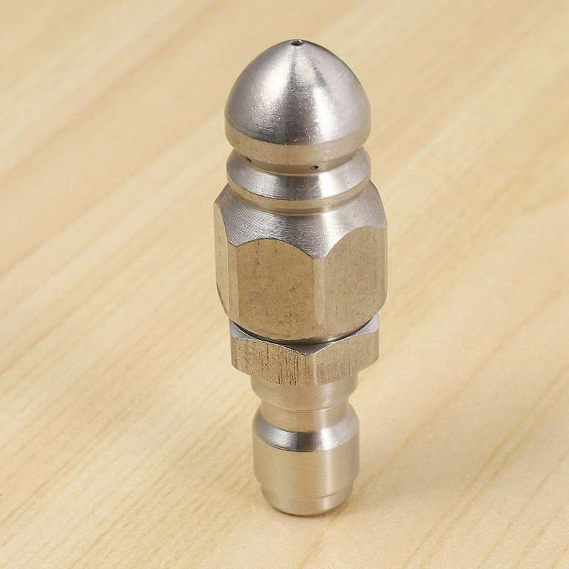 2x 1/4 Inch 5000 Psi Sewer Jetter Pressure Drain Jetter Hose Nozzle