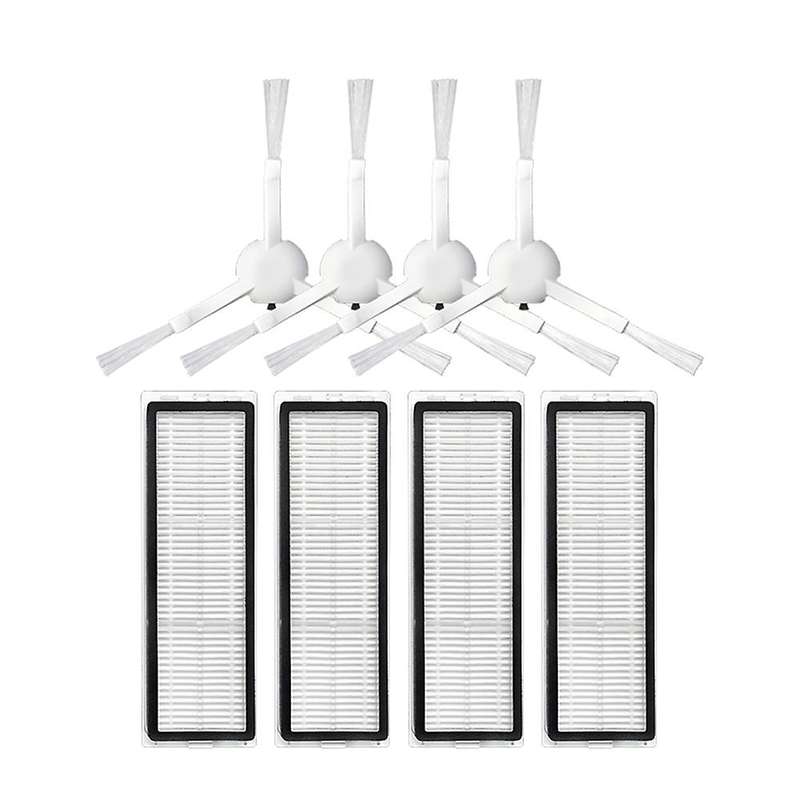 8pcs Washable Hepa Filter Side Brush for Xiaomi Mijia B101cn Robot