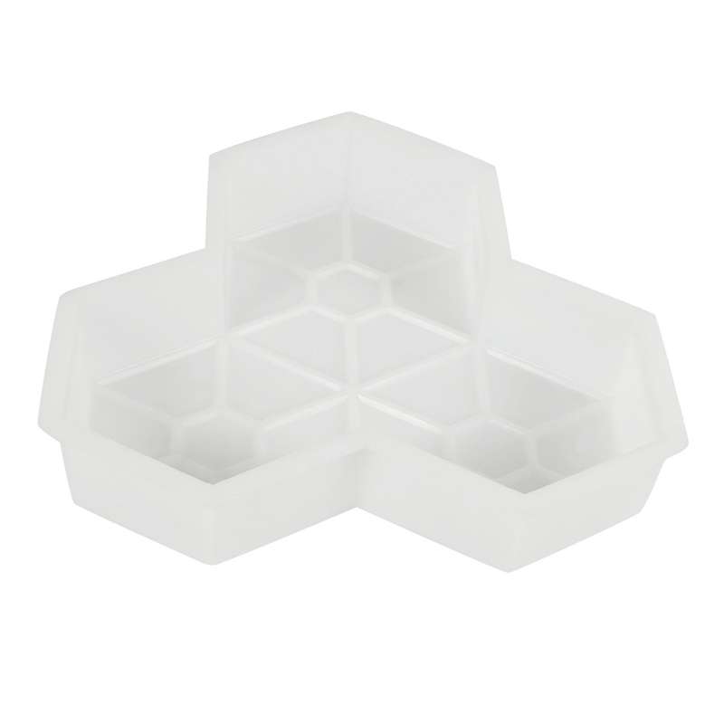 2pcs Maple Leaf Concrete Manually Plastic Stepping Stone Paving Molds