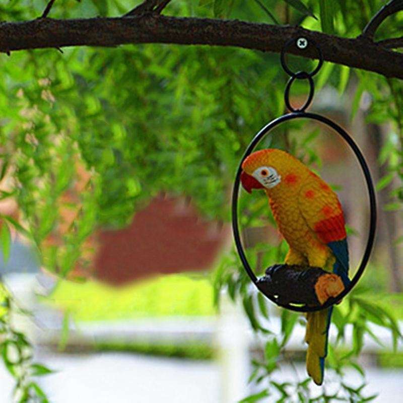 Simulation Resin Parrot Home Decoration Handicrafts Decoration 02