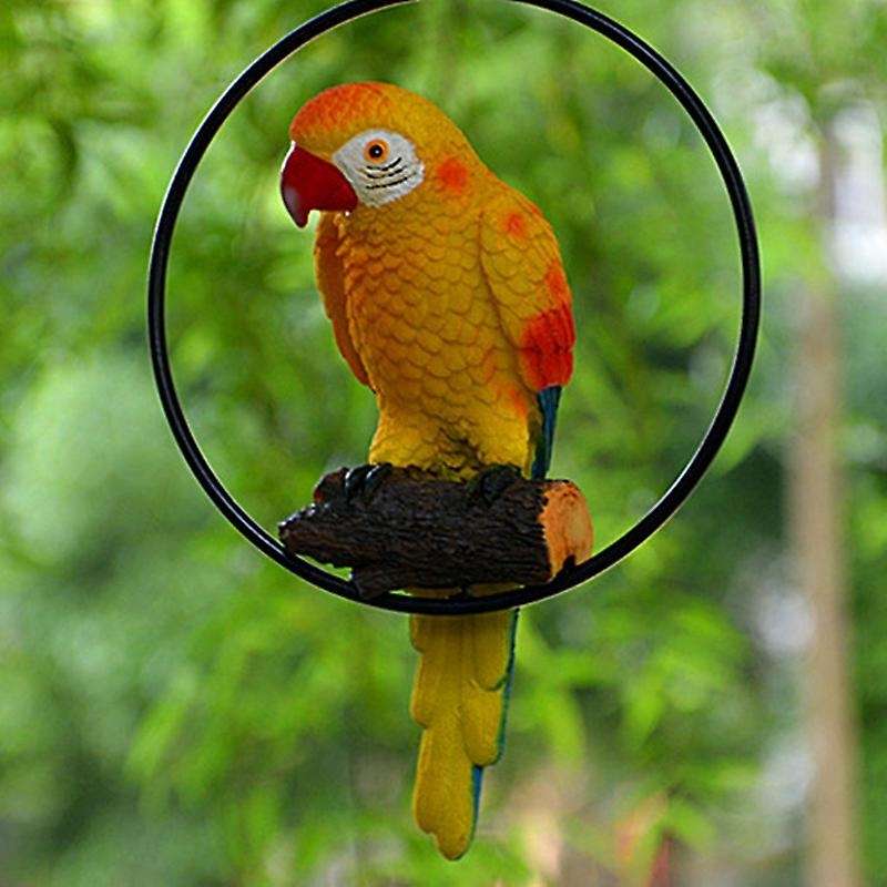 Simulation Resin Parrot Home Decoration Handicrafts Decoration 02