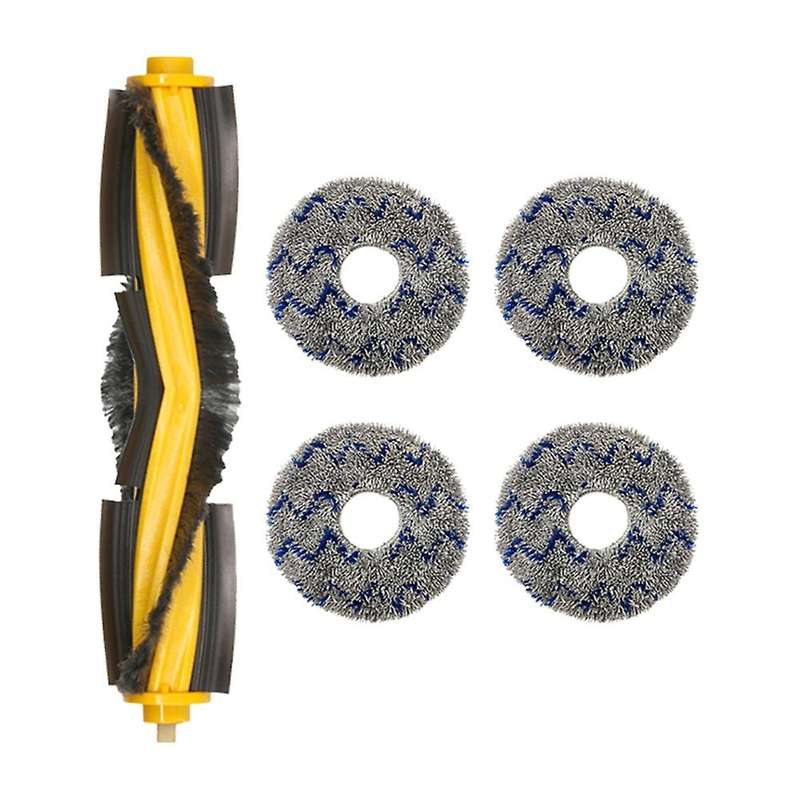5pcs Main Brush Mop Cloth for Ecovacs Deebot T10 Turbo Robot Vacuum
