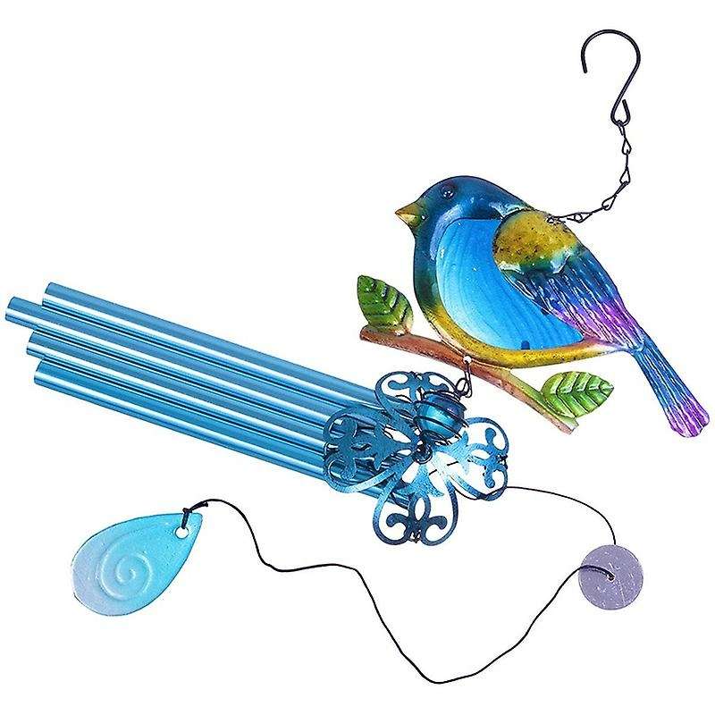 Mobile Romantic Blue Bird Wind Chimes for Festival Garden Decoration