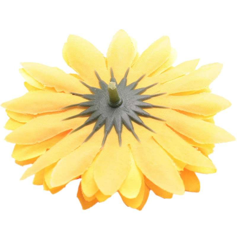 24pcs Artificial Sunflower Heads Silk Flower Faux Floral