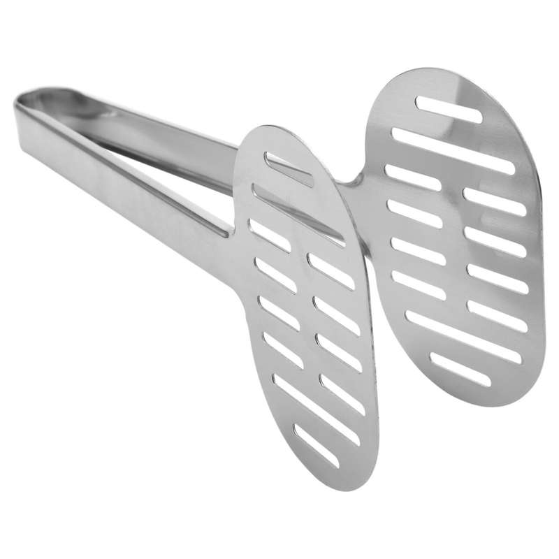 Stainless Steel Turner Tongs Kitchen Double Spatula and Burger Tongs