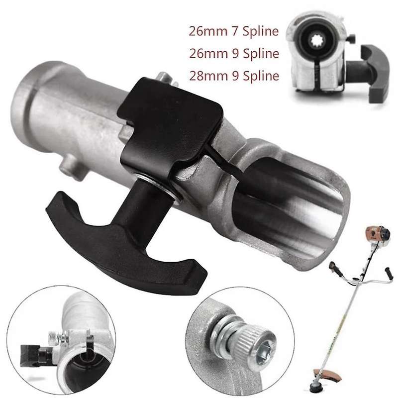 Shaft Connector Joining Clamp,lawn Mower Brush 26mm 7 Spline