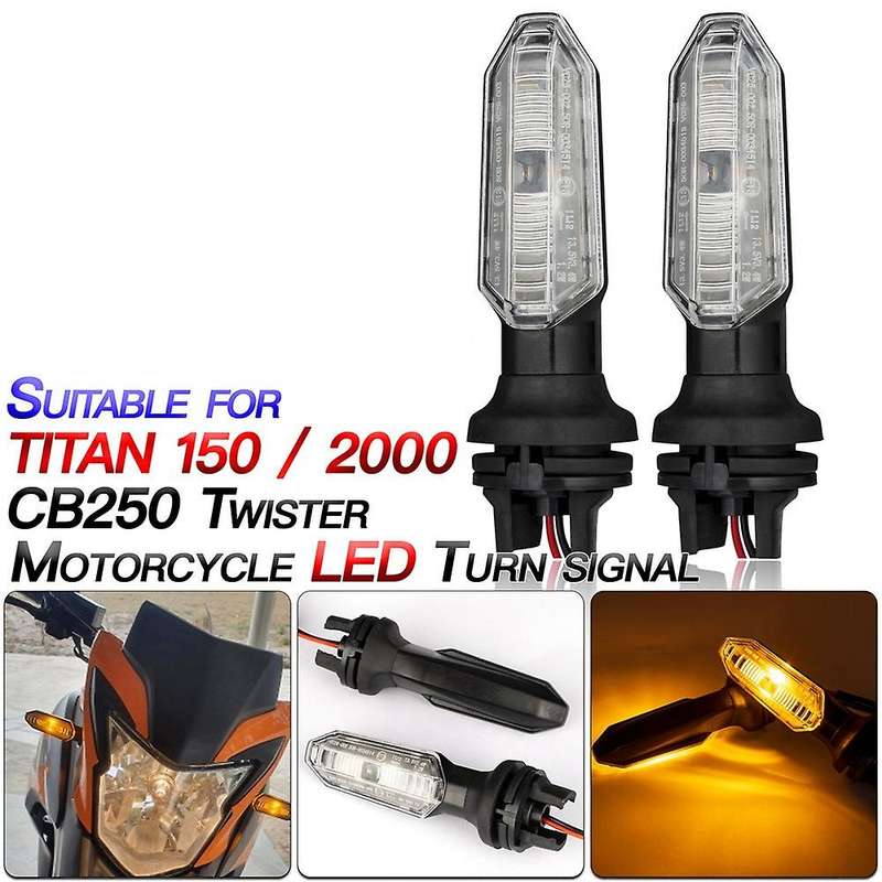 Motorcycle Led Turn Lights for Honda Titan 150 2000 Cb250 Twister
