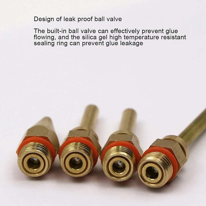 2pcs Pure Copper Hot Melt Glue Nozzle 2.0x70mm