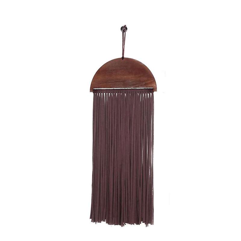 Ornament Craft Hanging Art Living Room Long Tassels Handmade-brown