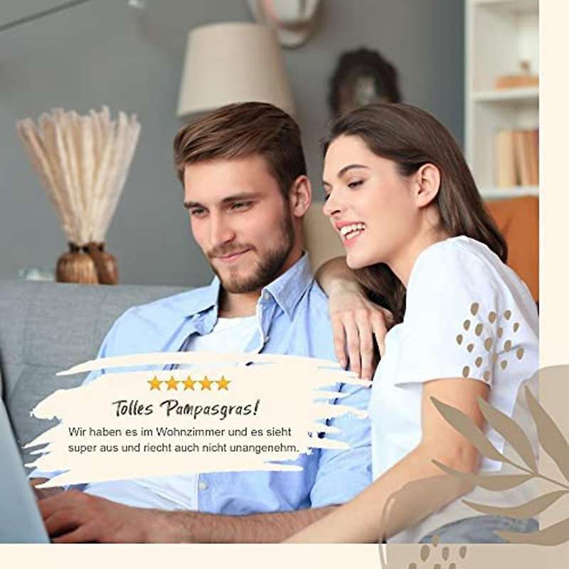 Elegant Dried Flowers with High-quality Pampas Grass Decoration