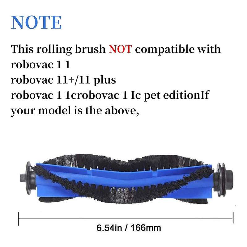 3 Pcs Rolling Brush Replacement Parts Fit for Robovac 11s