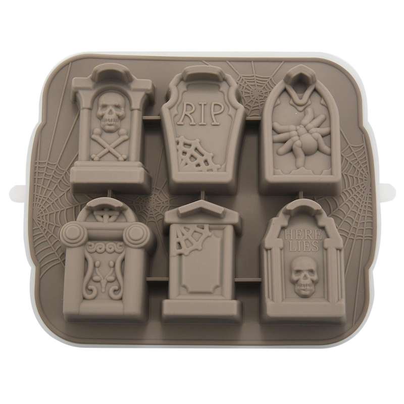 Silicone Ice Trays Halloween Rip Gravestone Mold