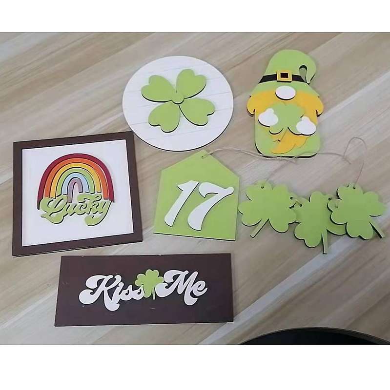 Easter Tiered Tray Decorations Farmhouse Happy Easter Mini Wood Decor