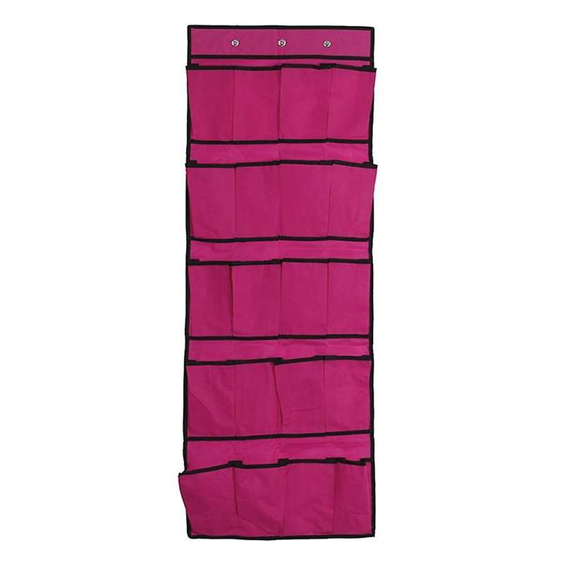 20 Pocket Storage Hanging Bag Wall-mounted Sundries Storage Bag-c