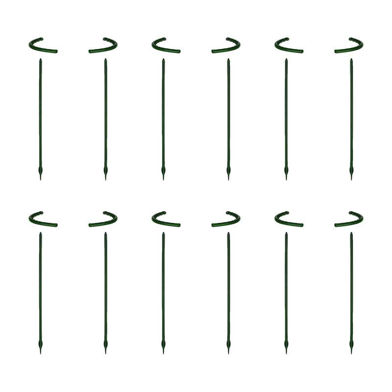 12pieces Plant Support Flower Support Stake Half Round Plant Support