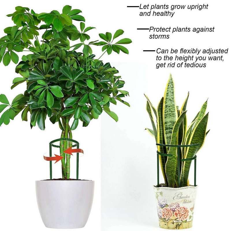 12pieces Plant Support Flower Support Stake Half Round Plant Support