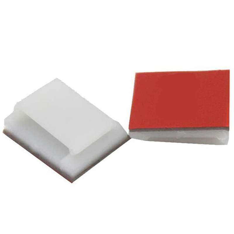 Self-adhesive Led Strip Light Mounting Brackets Clips(100-pack White)