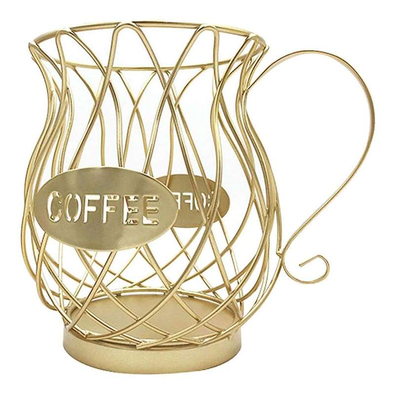 Capsule Dispenser Storage Of Coffee Capsules Coffee Accessories Gold