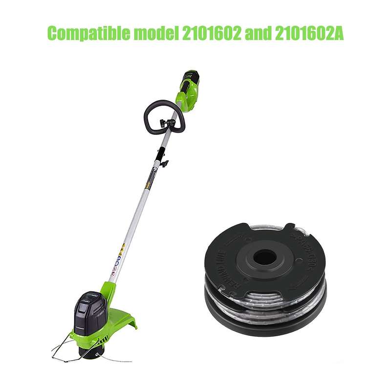 6 Pack Weed Eater String Trimmer Spool, 20ft for Greenworks 2900719