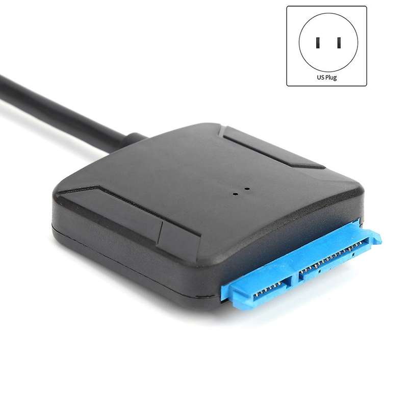 Usb to Sata Data Cable, 2.5/3.5 Inch Usb3.0 Easy Drive Cable(us Plug)