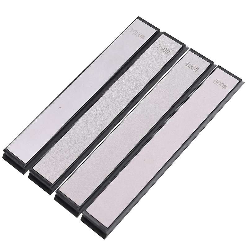 240 400 600 1000 Grain Diamond Sharpening Angle Grindstone Bar 4 Pack