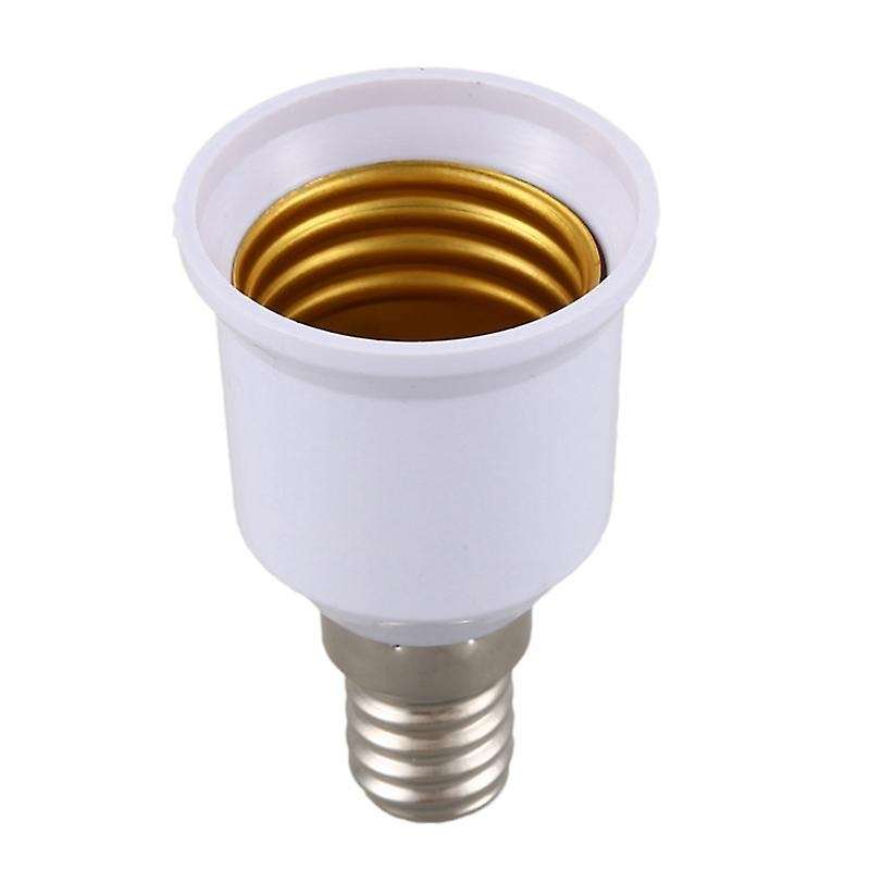 15 Pcs E14, E27 Adapter Base Screw Led Light Bulb Bulb Socket, White