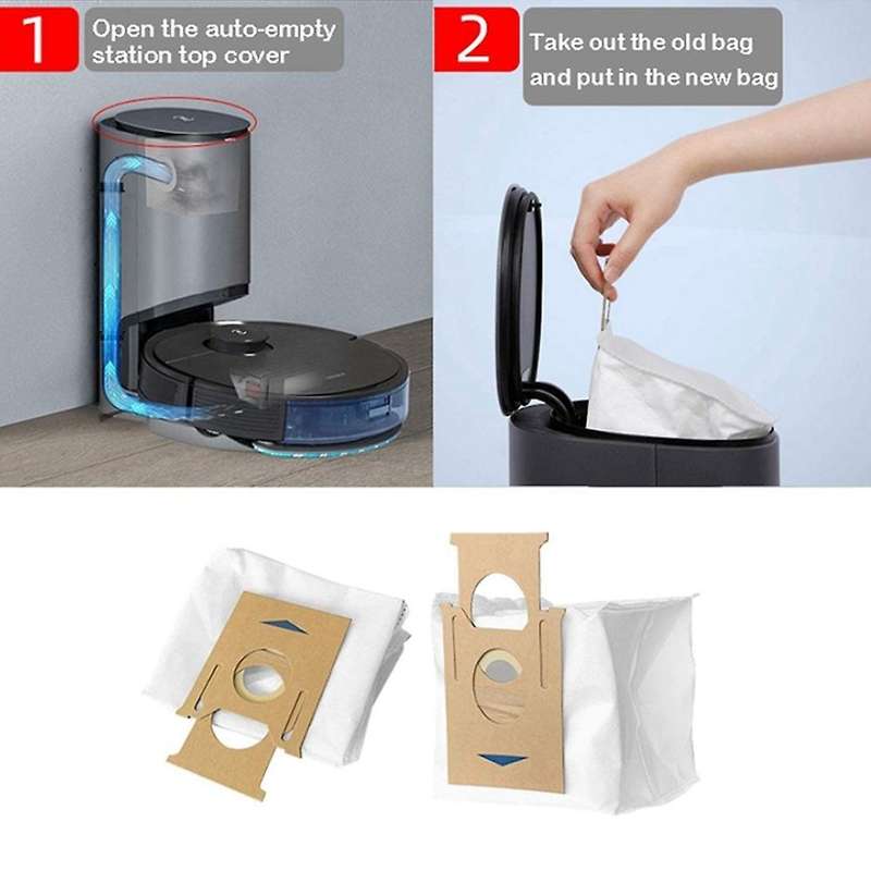 7pcs for Ecovacs Deebot T8 Aivi/t8 Max /t8 Power/t8 Pro Dust Bag