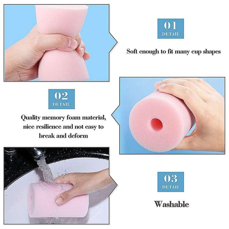 4 Sizes 8 Pieces Cup Turner Foam Tumbler Inserts for 10oz to 40oz
