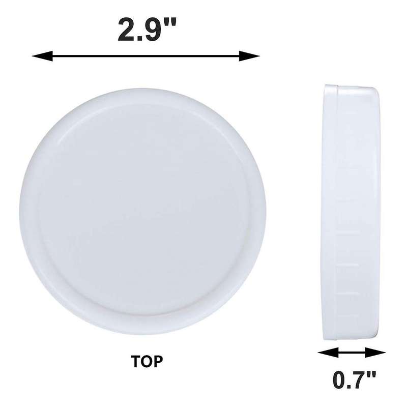 Regular Mouth Lids for Mason Jar Lids Plastic Storage Caps Dia 70mm
