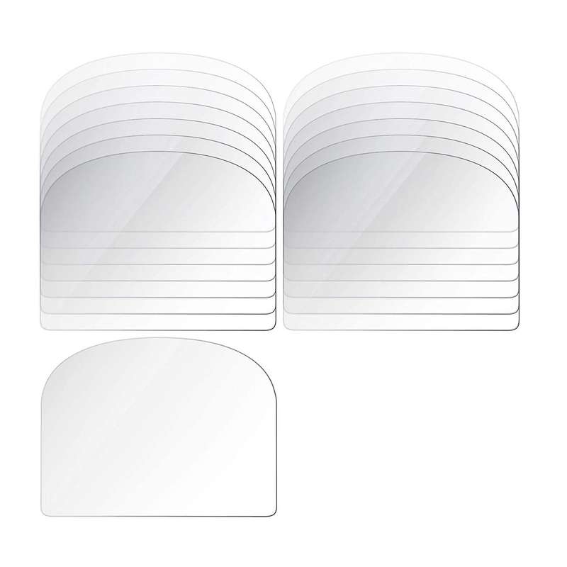 30 Pcs Cake Cream Scraper Transparent Flexible Plastic Pastry