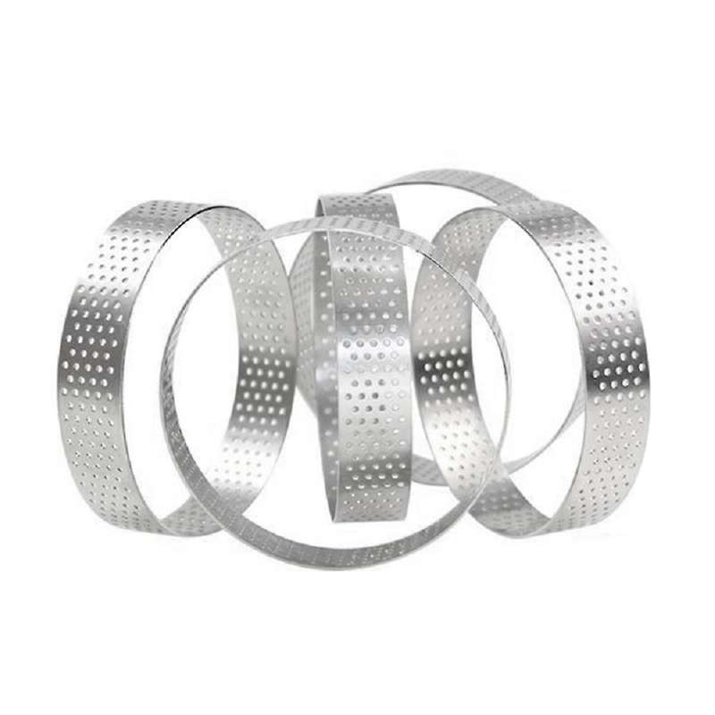 With Hole Stainless Steel Mousse Cake Ring Kitchen Baking Gadgets