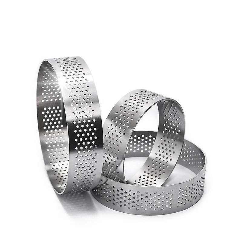 With Hole Stainless Steel Mousse Cake Ring Kitchen Baking Gadgets
