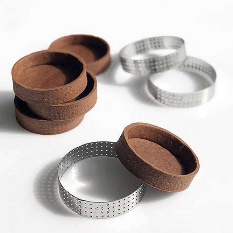 With Hole Stainless Steel Mousse Cake Ring Kitchen Baking Gadgets