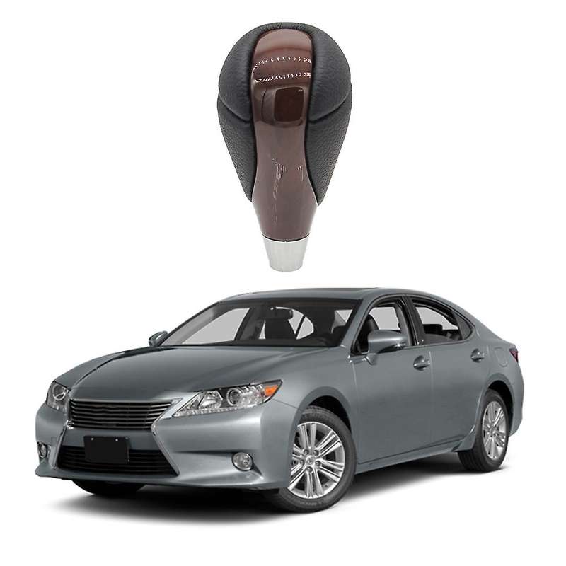 Automatic Gear Stick Knob Shifter Head for Lexus Toyota Brown Wood