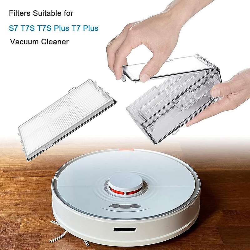 Hepa Filter Dush Bags Side Brush for Xiaomi Roborock S7 T7s 7plus