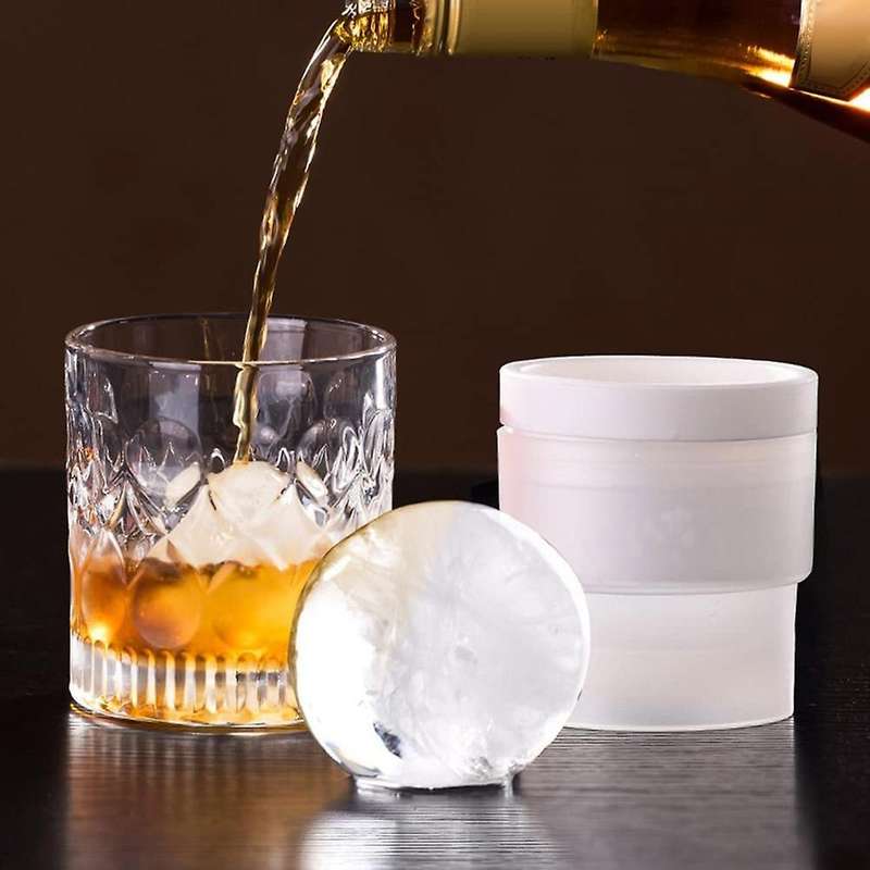 Ice Ball Maker Mold, 3 Pack Large Ice-cube Trays, Blue
