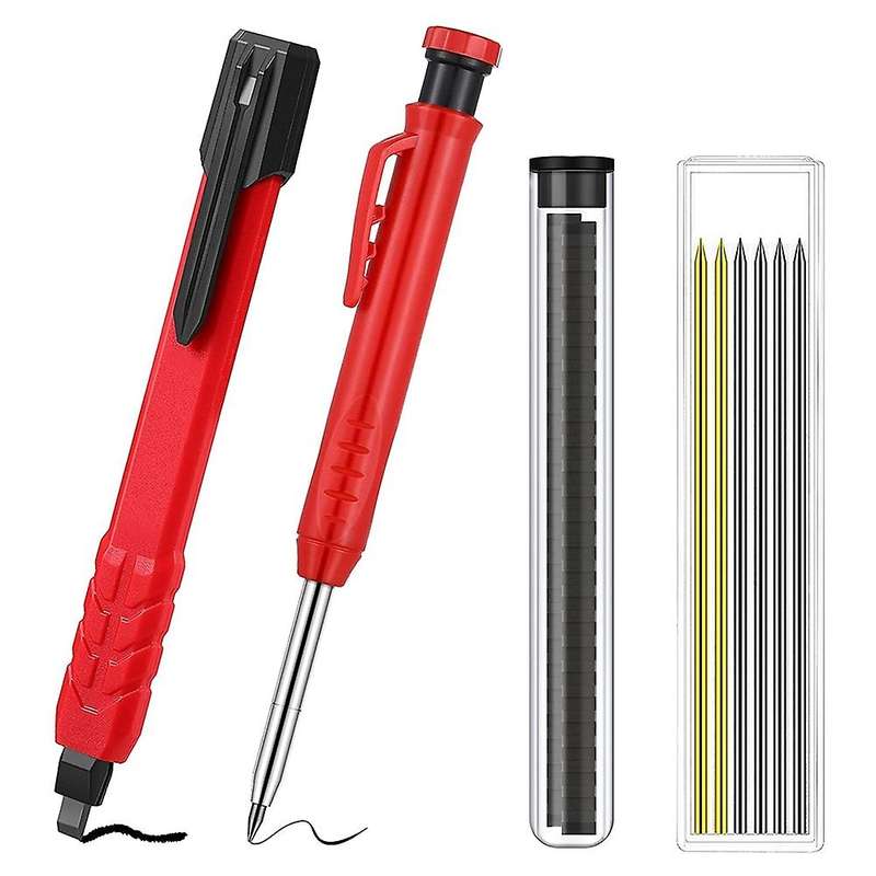 Solid Carpenter Pencil Set,for Carpenters Scriber Woodworking Art