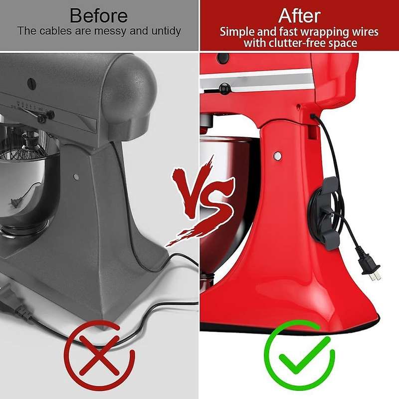 Mixer Mover and Cord Organizer Compatible with Kitchenaid 4.5-5 Qt
