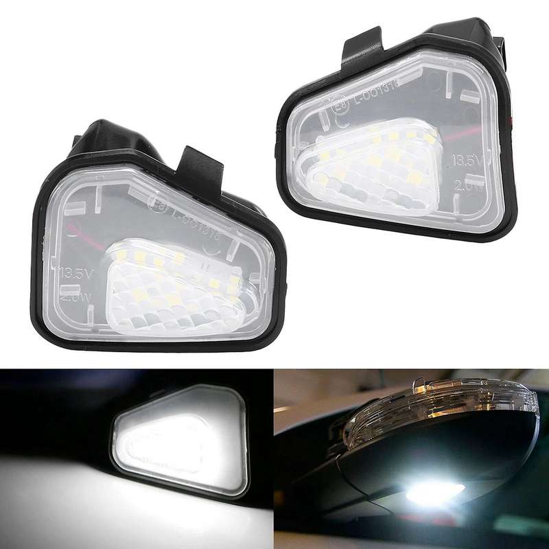 Led Side Under Mirror Lights for Cc Passat B7 Scirocco Jetta 10-18