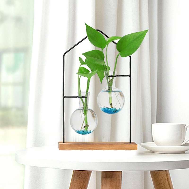 Desktop Plant Propagation Stations,glass Transparent Home Vase 1