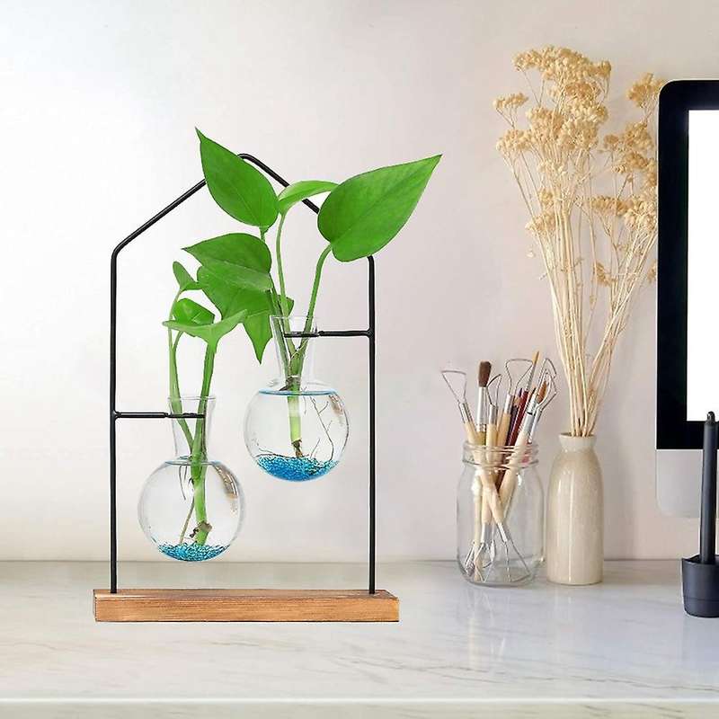 Desktop Plant Propagation Stations,glass Transparent Home Vase 1