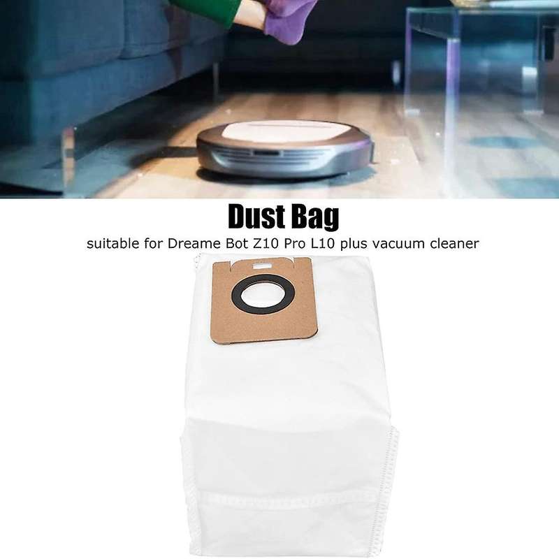 Detachable Durable Dust Bags 5pcs for Dreame Bot Z10 Pro L10 Plus